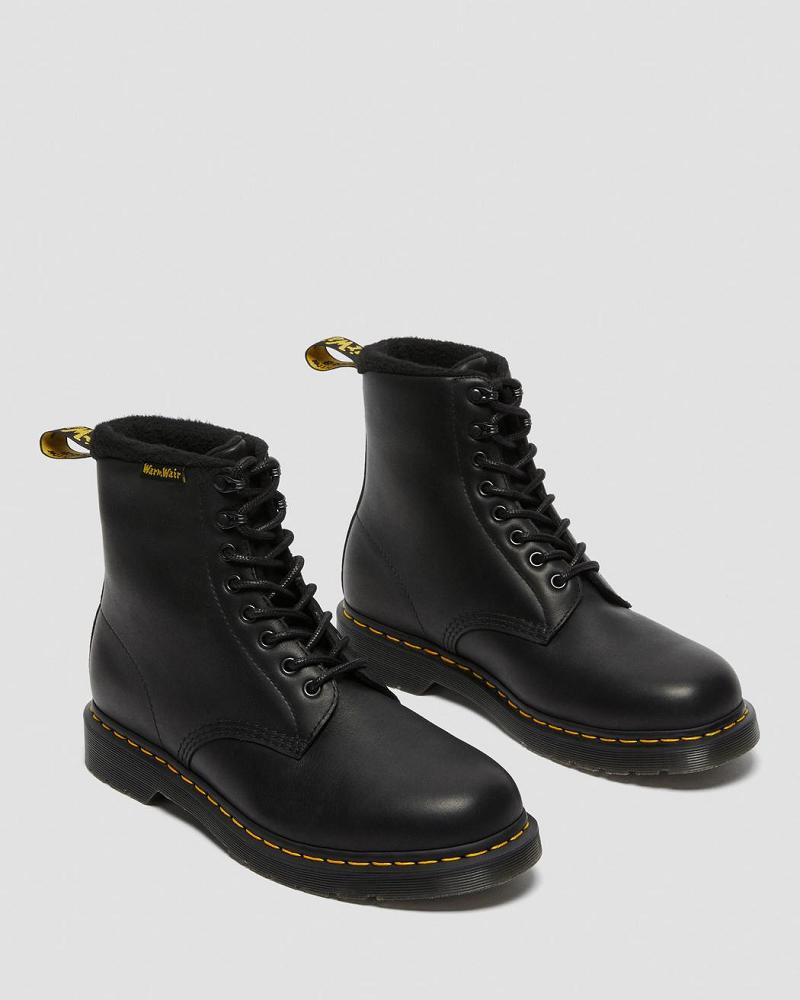 Dr Martens 1460 Pascal Warmwair Lær Vinterstøvler Herre Svarte | Norge 241YXF